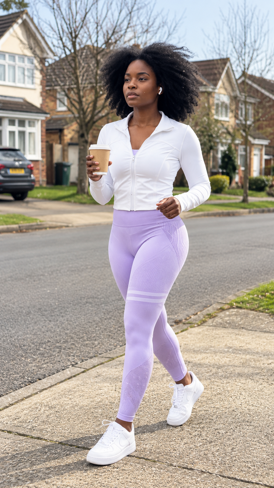 Leggings 3D VivaCuerpo™ - Negro