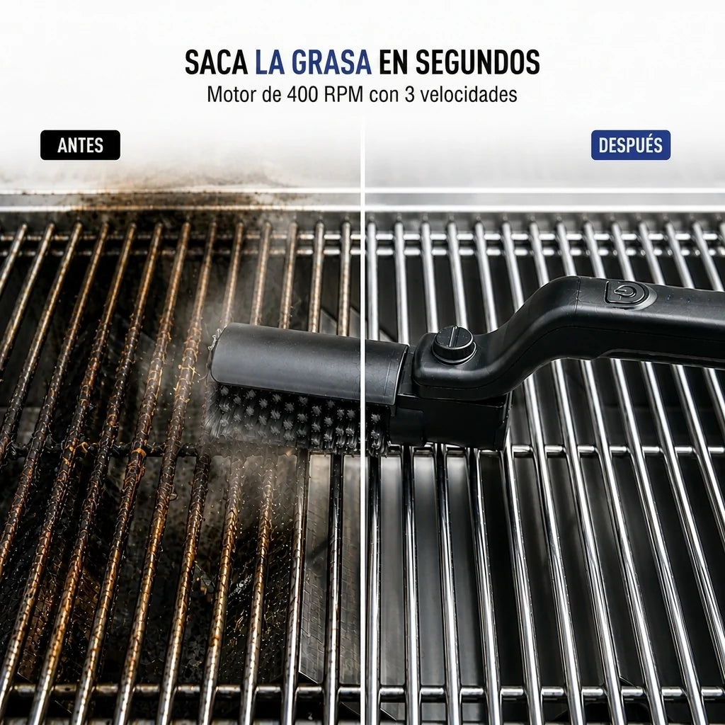 Cepillo Eléctrico para Parrilla NITIDA Grill