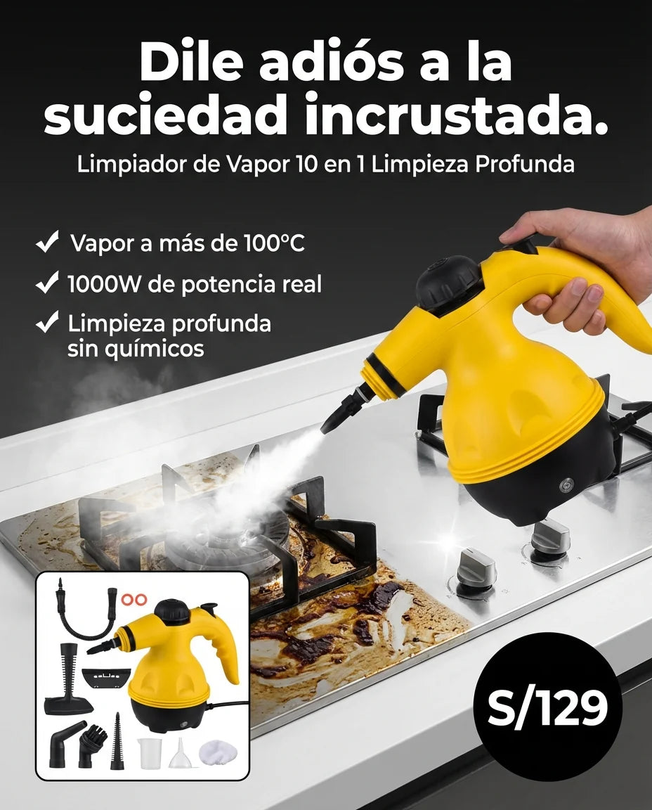 PowerSteamer Limpiador a vapor y sanitizador