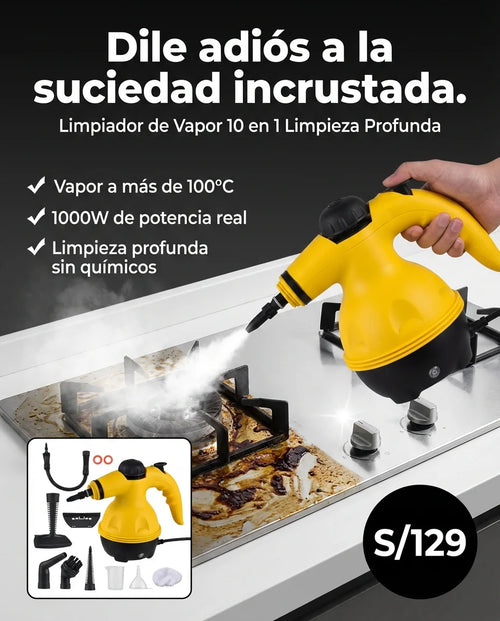 PowerSteamer Limpiador a vapor y sanitizador