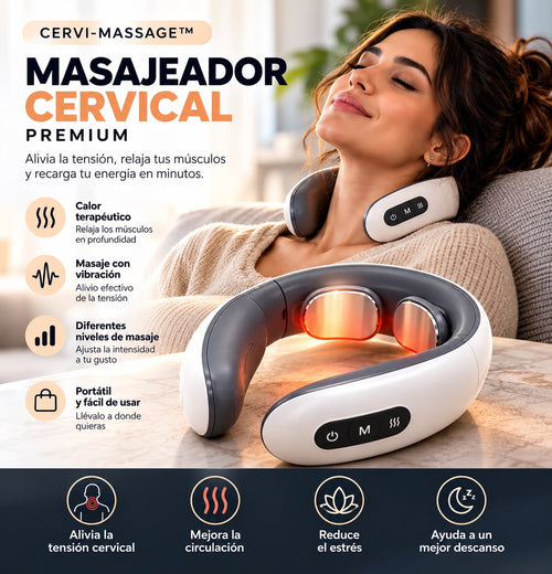 Cervi Massage™: Masajeador Cervical Premium