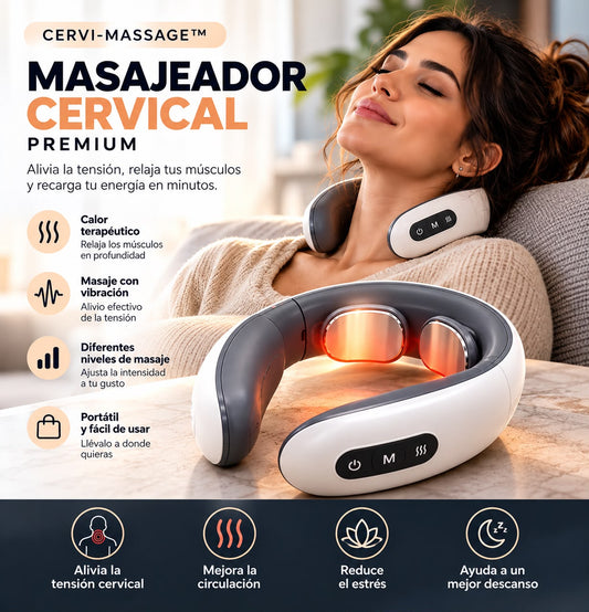Cervi Massage™: Masajeador Cervical Premium
